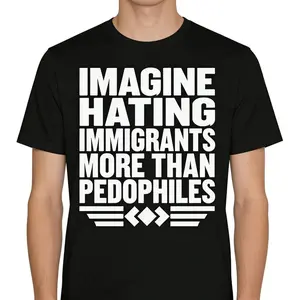 Human Rights Activist Graphic T-Shirt | Immigrant Support Statement Tee