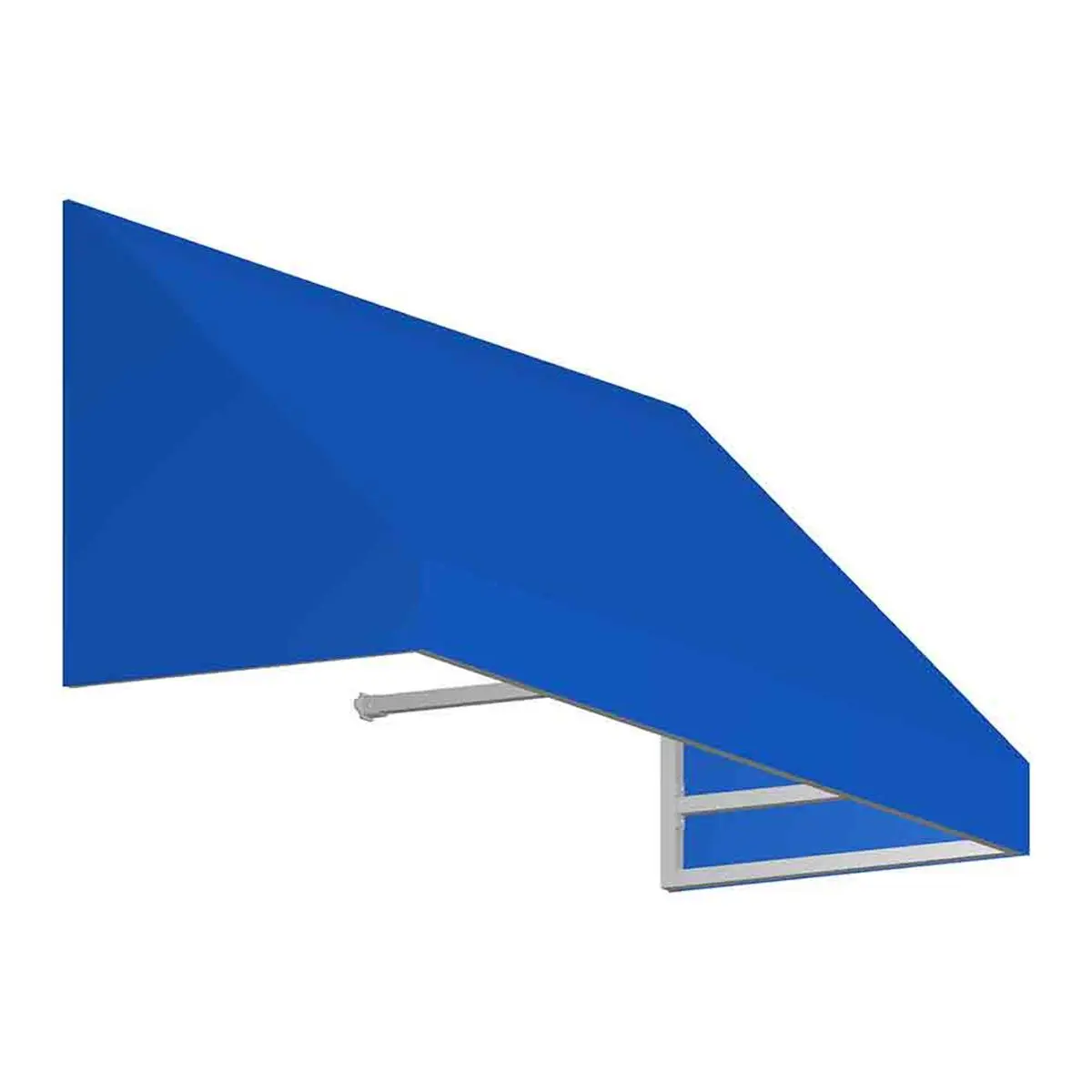 Awntech EN1836-US-6BB 6.38 ft. New Yorker Window & Entry Awning, Bright Blue - 18 x 36 in.