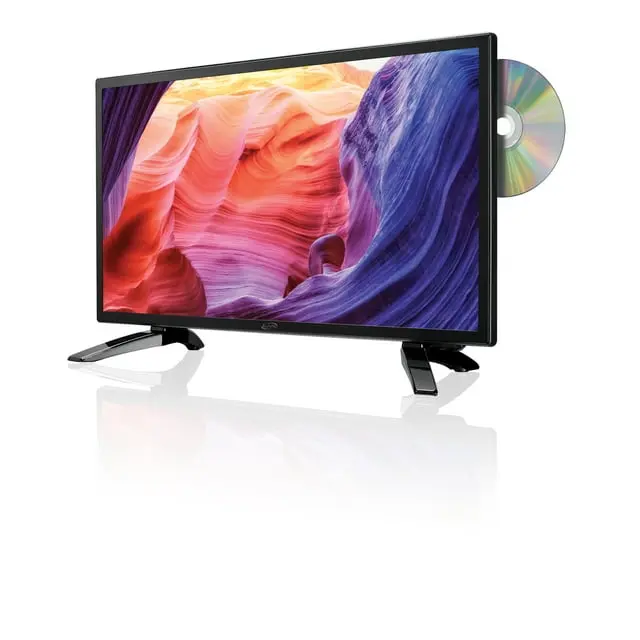 iLive 18.5" LED TV with DVD Player ITDE1988B - 18.5 Inch Screen Display and Built-in DVD Player Functionality for Compact Entertainment