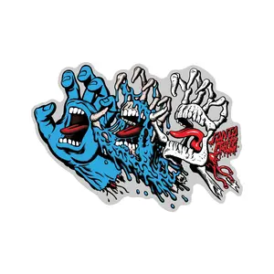Evolve Hand 6in Santa Cruz Stickers (25 Pack)
