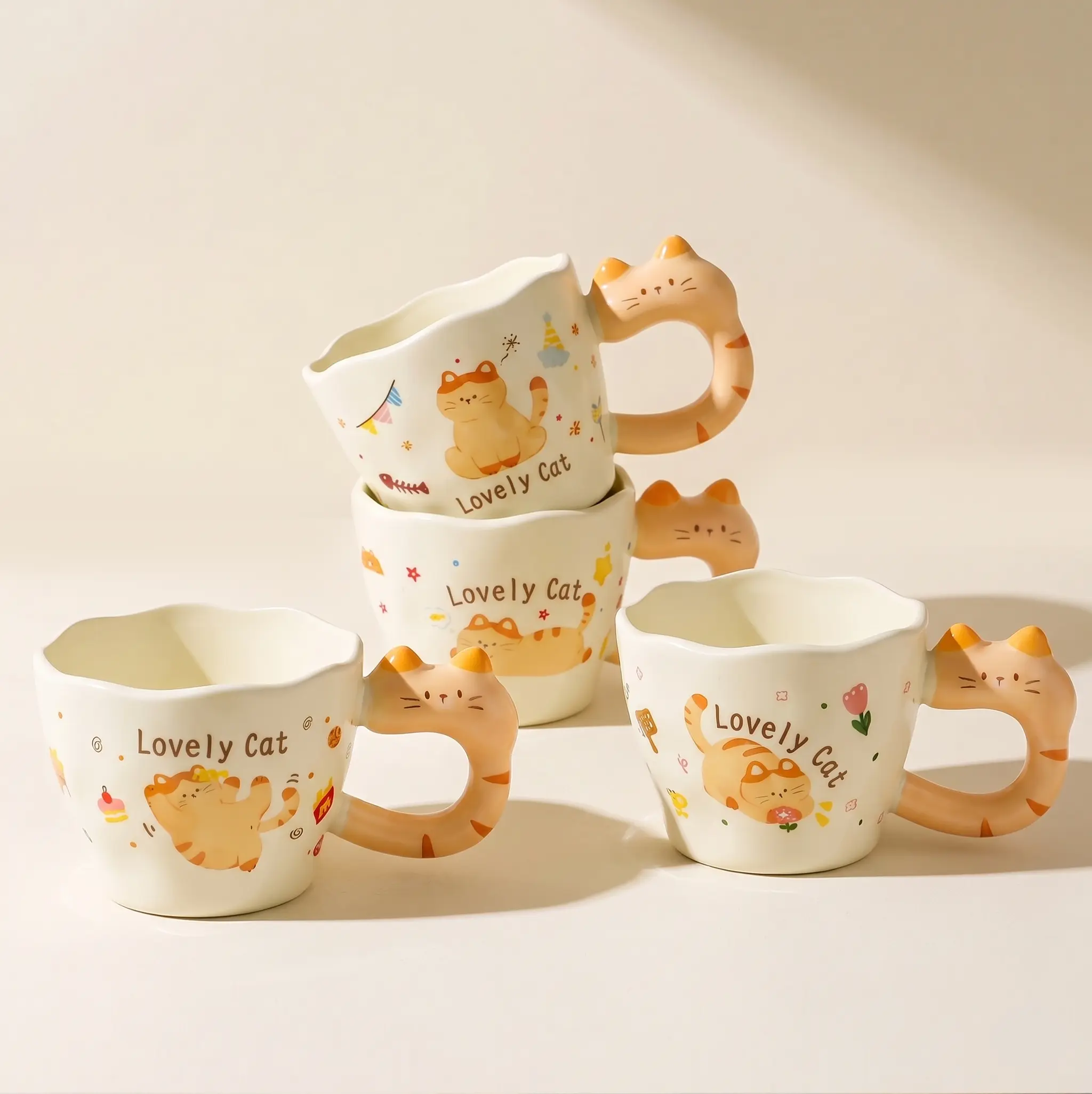 Cutie Cat Ceramic Mug · 10 oz