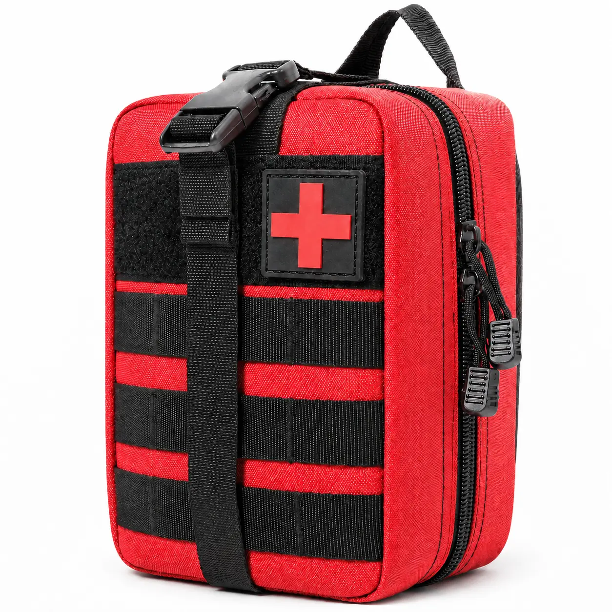 397PCS Emergency First Aid Kit Emergency Set with Sturdy 600D Nylon Tactical Medical Pouch, Rip-Away EMT Bag for Car, Home, Outdoor Activities