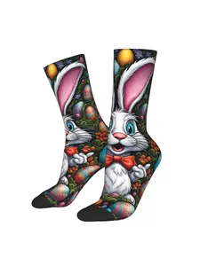 Easter Bunny Sock Men's Mid-Calf Socks