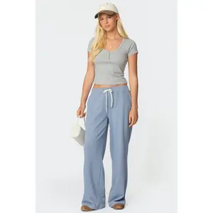 French Terry Straight Leg Sweatpants