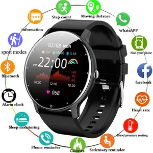 2025 Smart Watch Women Men Lady Gift Sport Fitness Watches Heart Rate Monitor Waterproof Smartwatch For Xiaomi Android IOS fashionable Health