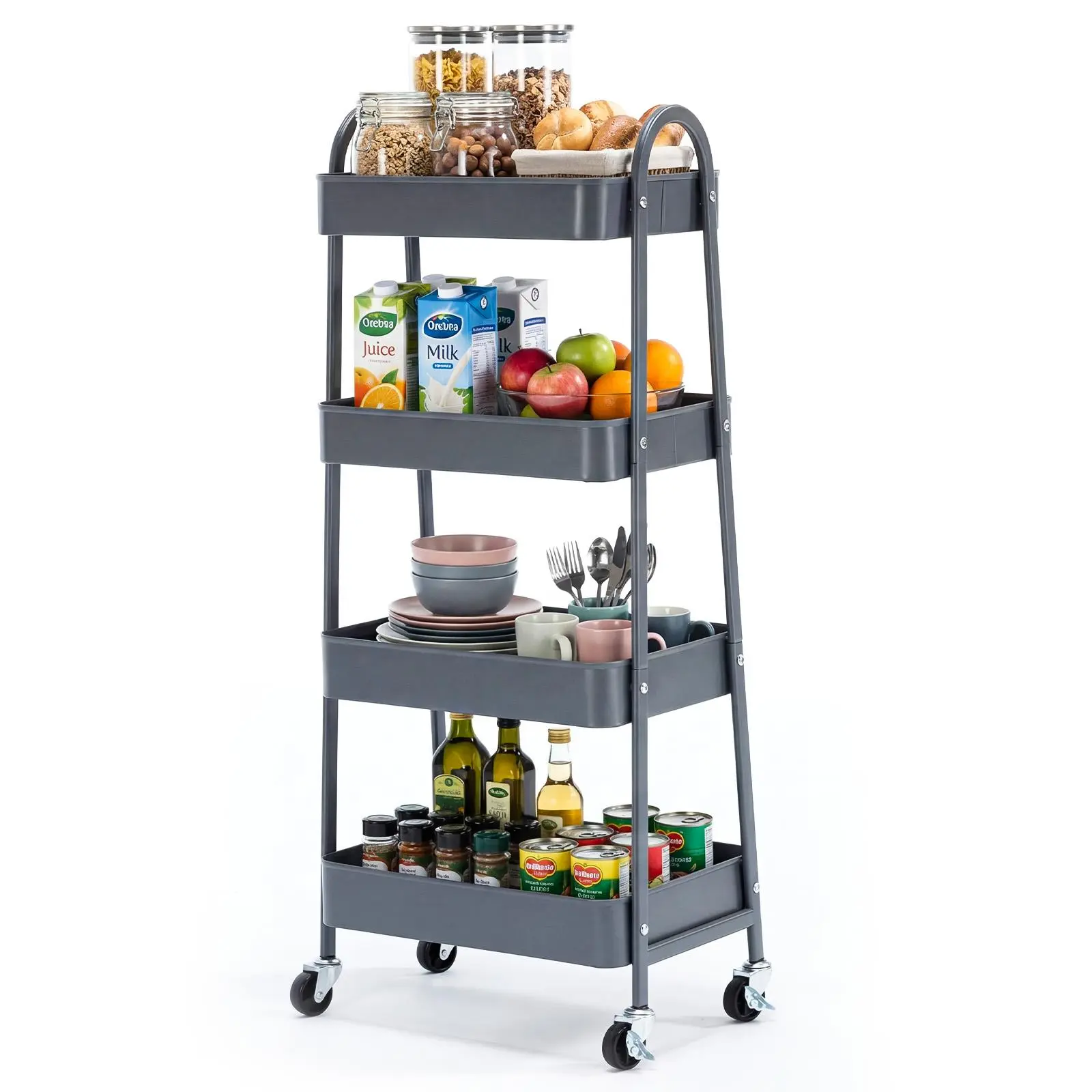 4 Tier-Grey