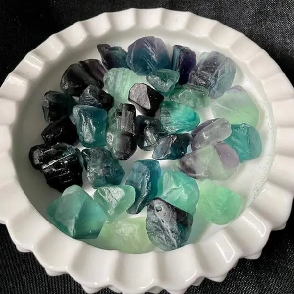 Rainbow Fluorite Rough Healing Crystal Gemstone for Personal and Home Use
