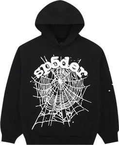 SP5DER OG WEB HOODIE BLACK