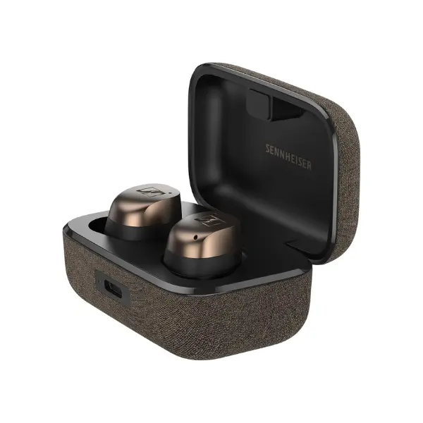Sennheiser MOMENTUM True Wireless 4 Smart Earbuds with Bluetooth 5.4, Crystal-Clear Sound, Comfortable Design, 30-Hour Battery Life, Adaptive ANC, LE Audio and Auracast - Black Copper