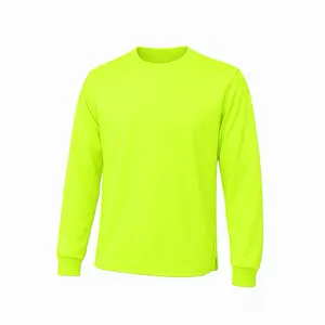 Hi Visibility Ultra Lightweight Long Sleeve Shirt - Polyester Birdeye Fabric, Quick-Dry, Menswear - 912