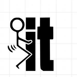 Fuck it Decal for Windshield Windows Vehicles Walls Easy Application Weather Resistant Sticker for Long Lasting Beauty