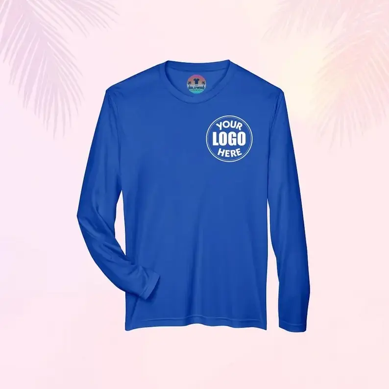 Custom Performance Shirt Long Sleeve Sport T Shirt Custom Poly Shirt, Custom Sport Shirt, Custom tshirt, Personalized Printing T-Shirt shirt