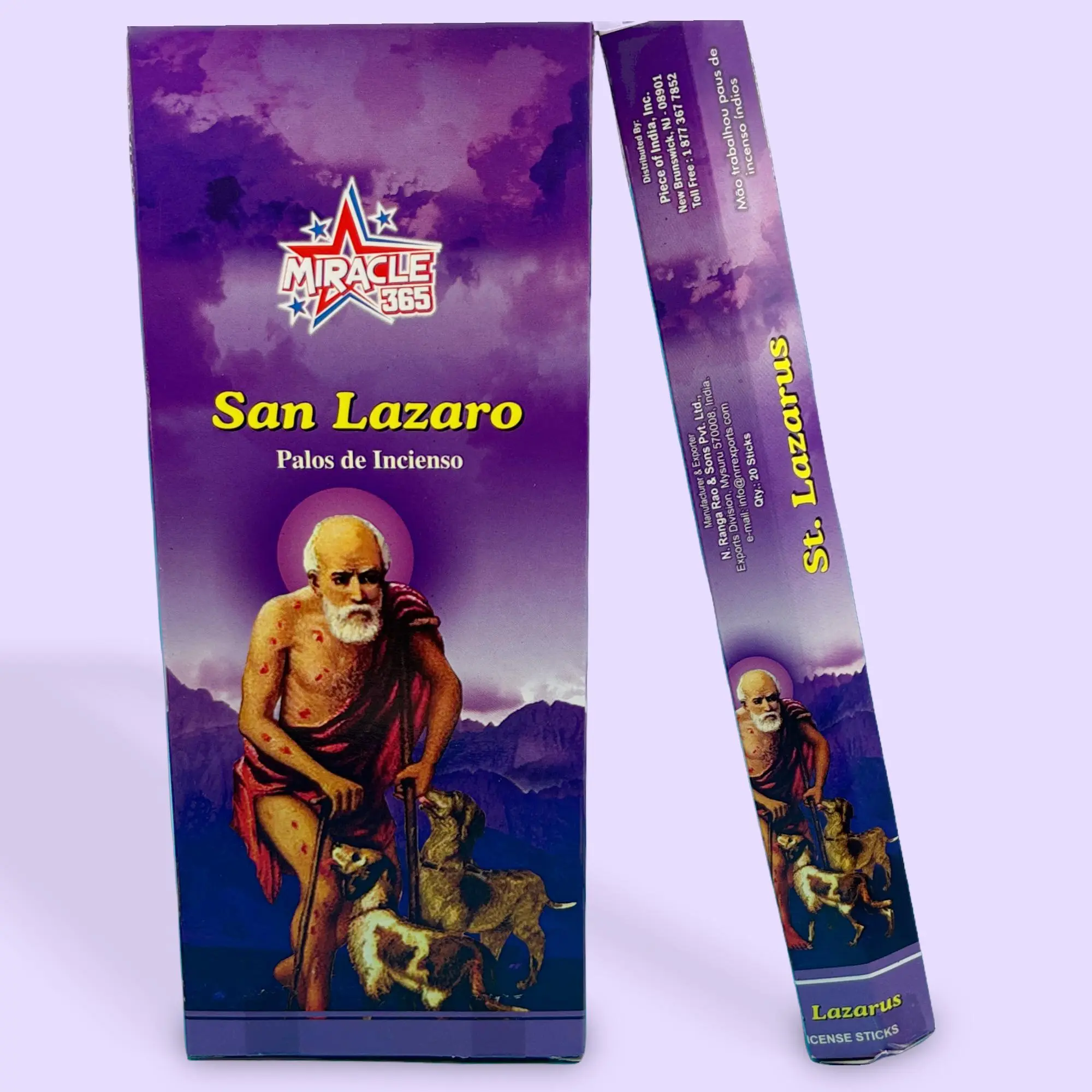 San Lazaro Scented Incense Sticks, 1 Pack Home Fragrance Incense for Home Care