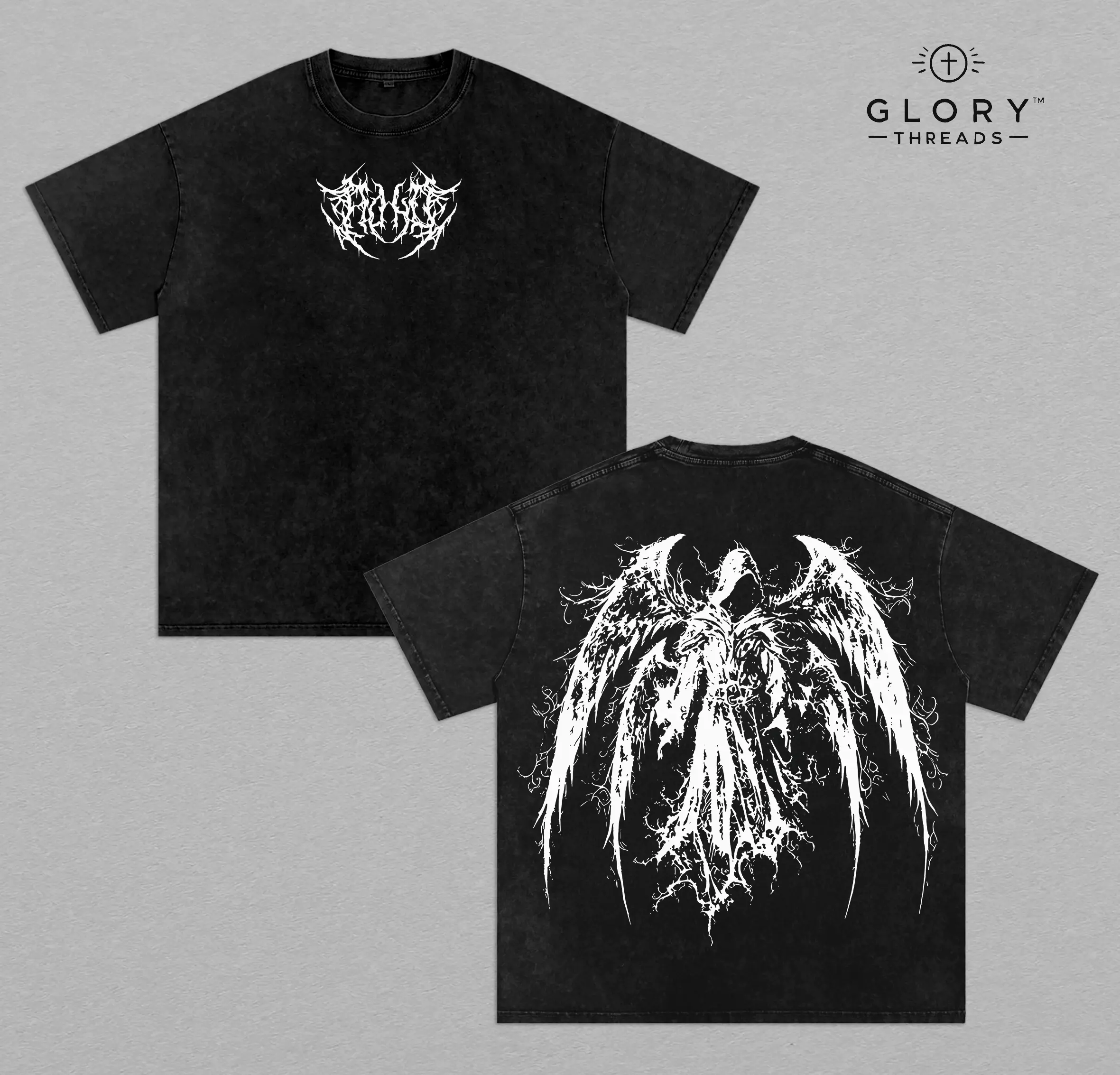Gothic Y2K Dark Angel Eden, Fallen Angel Vintage Washed Hoodie Oversized , Aesthetic Manga Streetwear Gym Pump Cover, Women And Men