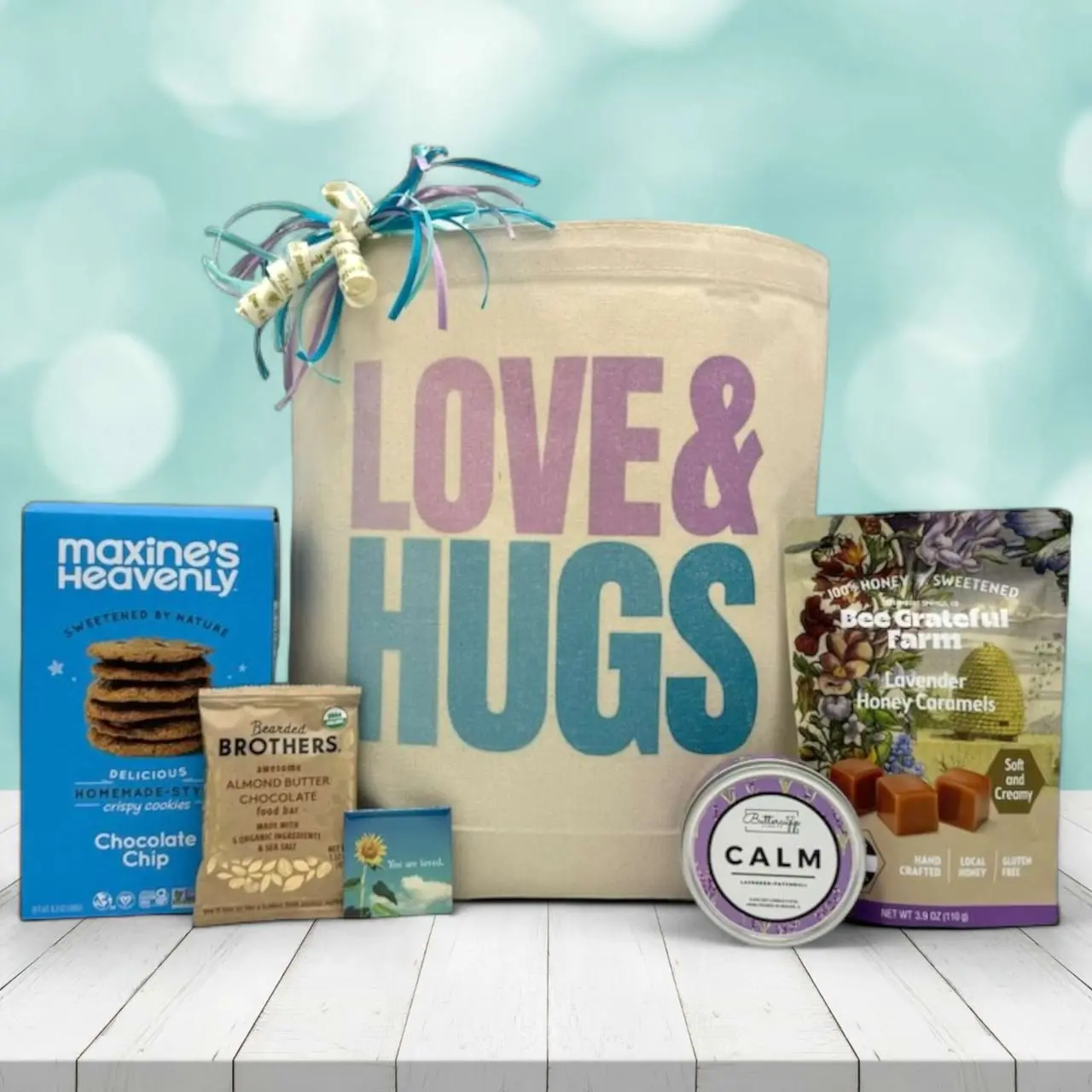 Love and Hugs Gift Basket - Heartwarming Design for Expressing Affection and Love - Perfect for Gifts or Personal Use