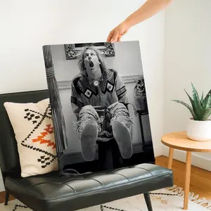 Funny Retro Vintage Design Wall Art, Decorative Artwork, Iconic Bathroom Living Room Movie Scene Poster, Vintage Prints, and Canvas Decor, Perfect Gift for Movie Lovers, Unframed