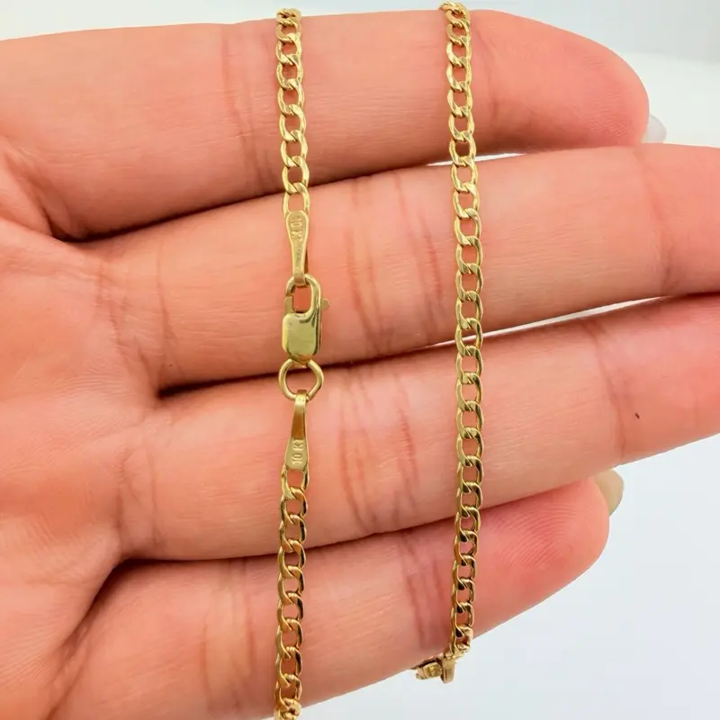 10kt Semi-Solid Bracelet, SIZE 7”