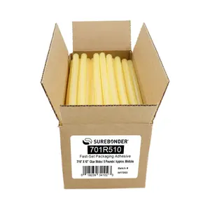 701R510 Full Size 10"  Fast Set Hot Glue Stick - 5 lb box