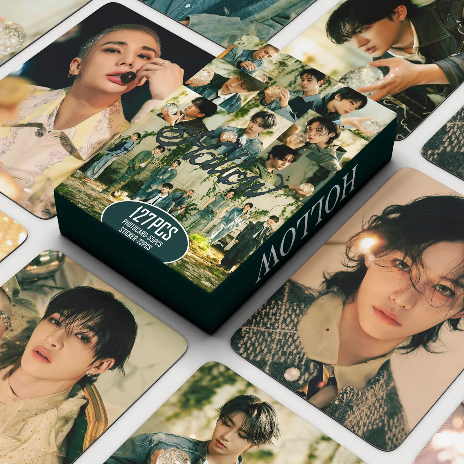 127 PCS Kpop SKZ Kpop Boyband Stickers Photocard - HOLLOW Album Korean Star Lomo Cards Photo Print Card Set Fans Collection Postcard