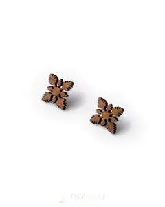 CRAFTS BY ALEXA - Assorted Mahogany Wood Quilt Studs