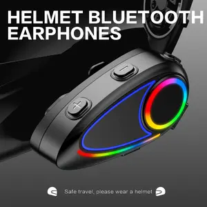 2026 New Motorcycle Riding Helmet Intercom Headset, Smart Noise Reduction, HD Calling, Long Battery Life, Bluetooth 5.0, Riding Speaker