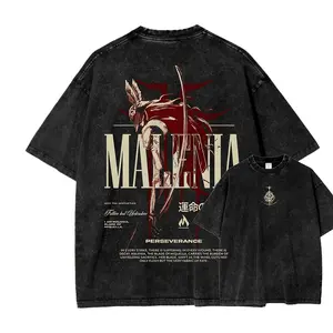 Men's Vintage Elden Ring Short-Sleeve Washed Round Neck T-Shirt - Menswear, Unisex Fit, Casual, Distressed, Festive Design (Style 41) Top, Father's Day Gift, Vintage T Shirts