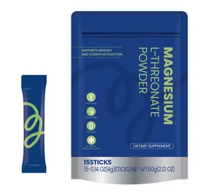 Magnesium L-Threonate (Magtein) - Lemonade Flavor - Sugar-Free, Electrolyte Minerals, No Fillers, Non-GMO, Gluten-Free (15 Servings) outdoorfun Fitness Dietary