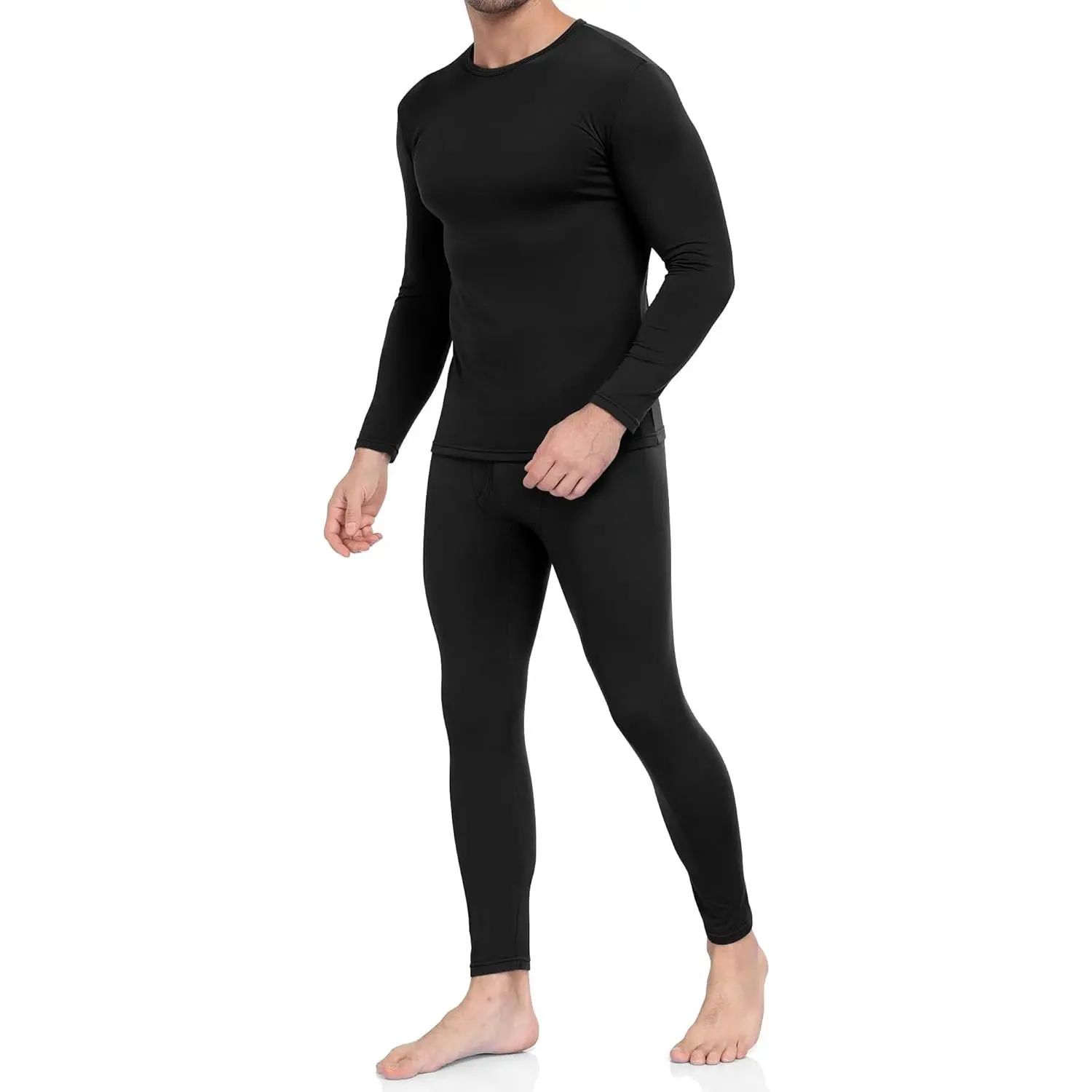 WEERTI - Thermal Underwear for Men Long Johns Set Tiktokshopbacktoschool Fleece Lined Winter Cold Weather, Base Layer Top & Bottom Set, Moisture-Wicking, Heat Retention, Gift For Men, Ideal For Skiing, Hunting Outdoor, Sohochic Sleepwear Menswear Soft