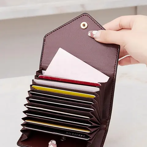 Unisex Minimalist Plain Card Holder, Casual Rfid-Blocking Mini Wallet, Lightweight PU Leather Coin Pocket, Perfect for Holidays, Suitable for Thanksgiving, Christmas, Valentine's Day, men's gift giving, Rfid Shielded Cardholder