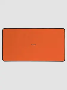 Deep Orange - Desk Mat