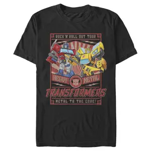 Men's Transformers Autobot Heavy Metal Poster T-Shirt