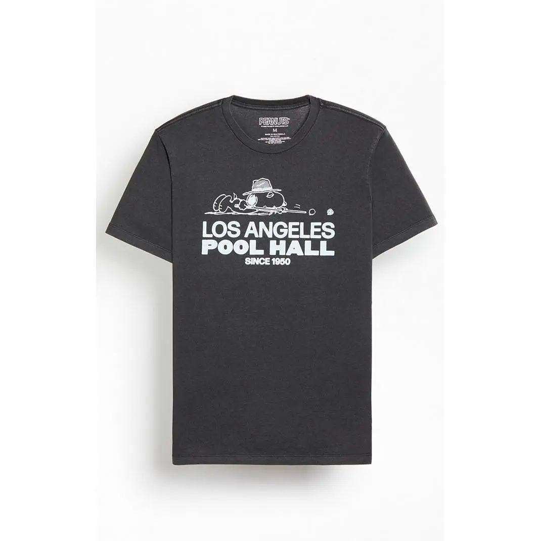 PacSun Men's Peanuts Pool Hall T-Shirt - Multicolor