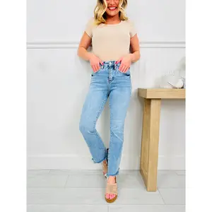 Bring The Flare Tummy Control Kick Flare Jeans