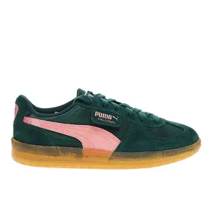 PUMA Womens Palermo Satin Lace Up Sneakers Shoes Casual - Pink