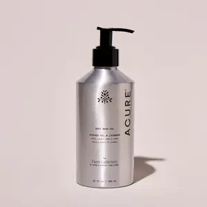 ACURE Body Wash Oil with Avocado Oil & Lavender Nourishing Cleanser for Soft Hydrated Skin 100% Regenerative Avocado Oil from Apricot Lane Farms