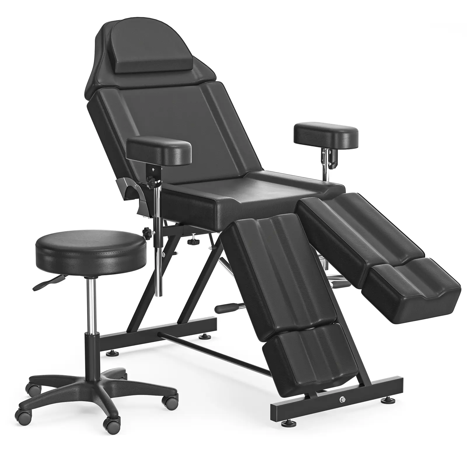 Tattoo Chair Client Facial Lash Bed Heavy Duty Adjustable Esthetician Table Swivel Armrests Lash Bed Tattoo Bed Hydraulic Stool Spa