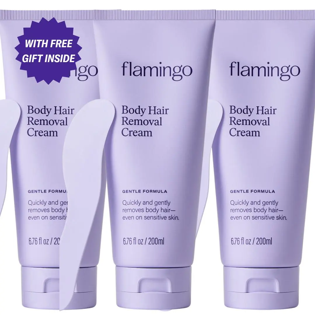[Livestream] 3pcs Flamingo Body hair removal cream