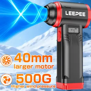 500G Strong Wind Blowing Machine 9 Gear Handheld Turbocharged High-Power Blower with 40mm Larger Motor for Enhanced Performance