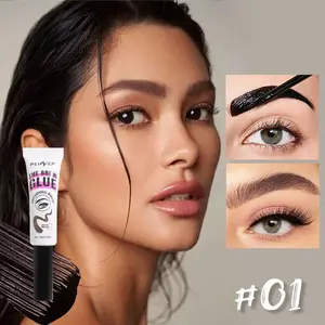 3-pack lazy peel-off eyebrow mascara, easy to color and smudge-proof eyebrow gel for women, waterproof and sweat-proof for shaping natural eyebrows, easily applies to beautify eyebrow shape, a good product suitable for beginners for daily makeup use