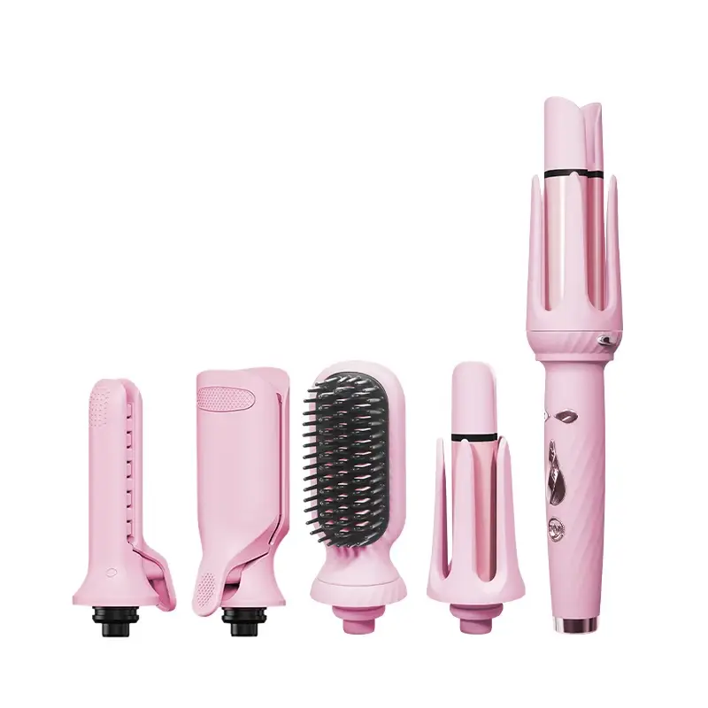 Pink-25mm+32mm+Straight+Textured Waves+Root Lift