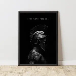 Spartan Poster, Spartan Print, Spartan Wall Art, Motivational Poster, Motivation Wall Art, Home Gym Decor, Office Decor, Entrepreneur Mind
