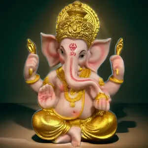 Traditional Hindu Ganesha Statue for Diwali Festive Celebrations