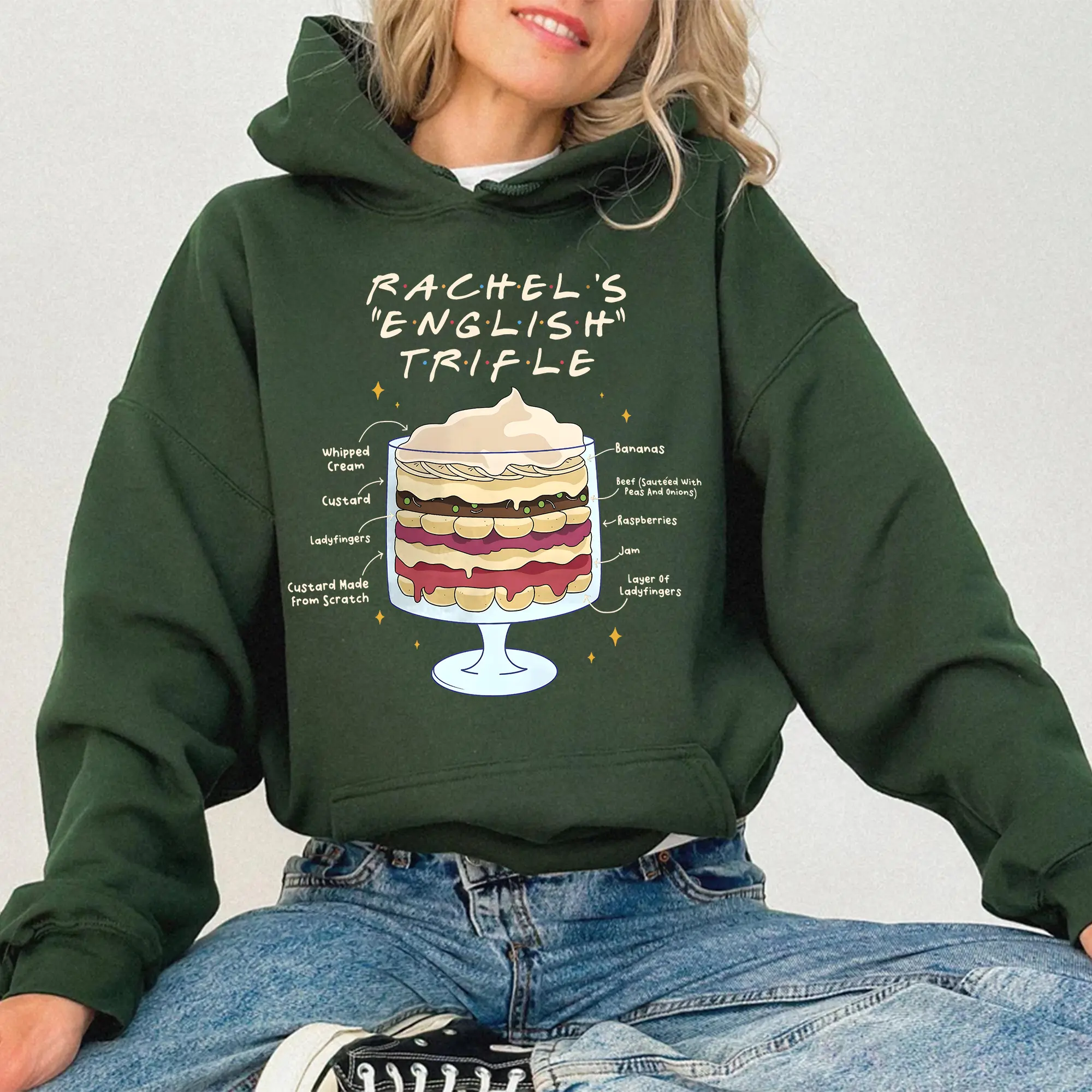 Friends Thanksgiving Hoodie, Sweatshirt, T-Shirt, Friends Rachel's Englis Trifle Sweatshirt, Thanksgiving Gifts For Friends, Friendsgiving Hoodie, Friends Sweatshirt, Friends Quotes Shirt, Christmas Friends Sweatshirt, HOODIE