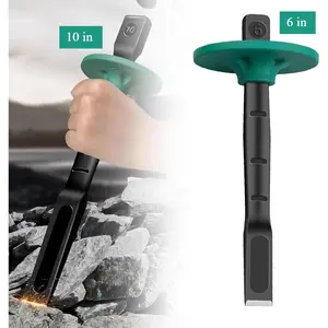 Heavy Duty Flat Chisel 2025 New Steel Flattened Tool Rust Resistant with Hand Guard for Cement Masonry, Tile, and Metal & Woodworking Hardware Industrial