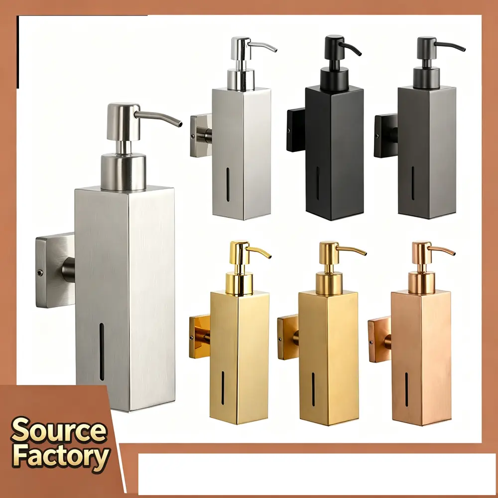 Fashion - Wall-mounted Pressing Stainless Steel 304 Soap Dispenser