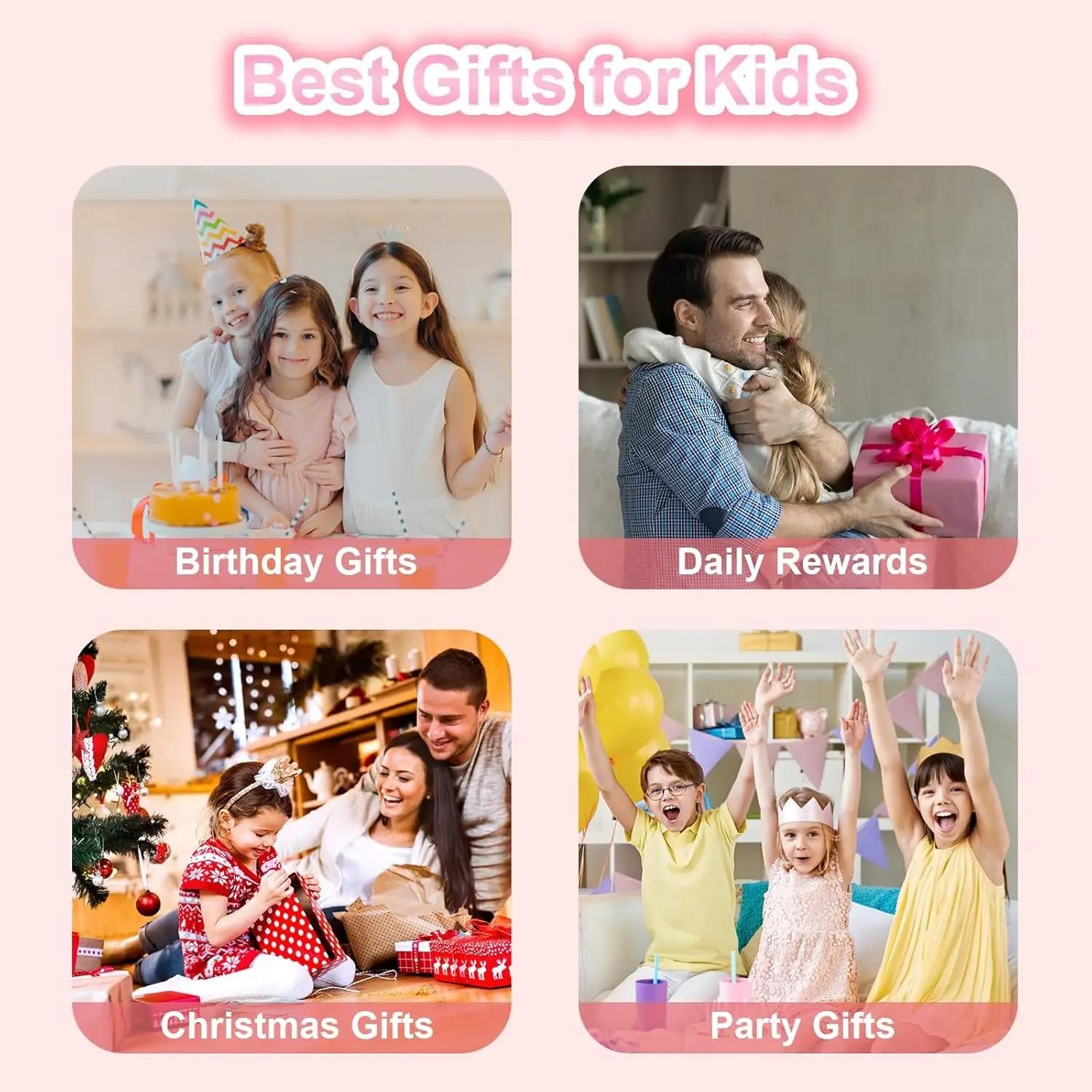 Kids Karaoke Microphone with Stand Toy Wireless Singing Mic Set Musical Educational Gift for Boys Girls Birthday