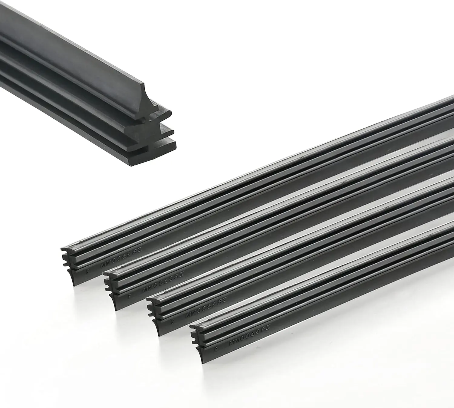 PLUS  Inch Windshield Wiper Refills (Pack Of ), Automotive Replacement Windshield Wiper Blade Refills,  inch Adjustable Size of the Universal Wiper Rubber Refills