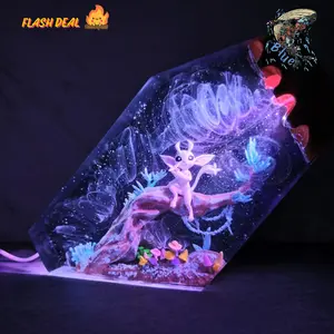 Handmade Ori and the Blind Forest Resin Sculpture – Unique Epoxy Art, Video Game-Inspired Collectible Model, Desk Display, Gift for Gamers & Fans