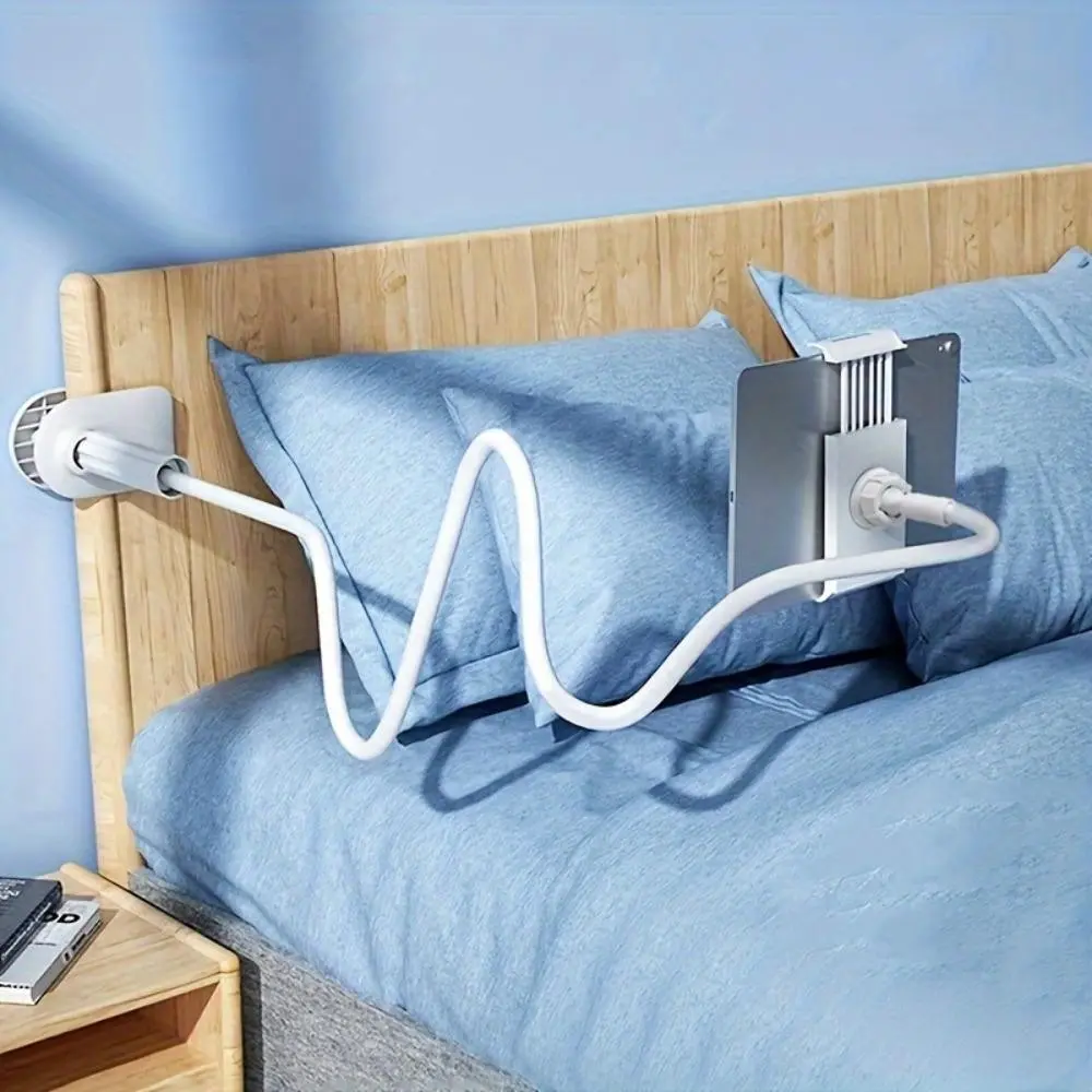 360° Rotating Tablet Phone Stand, Spiral Base Lazy Stand, Bedhead Stand, Bed Lazy Stand, 1pcs, Perfect for Tablets and Phones, Phone Mount