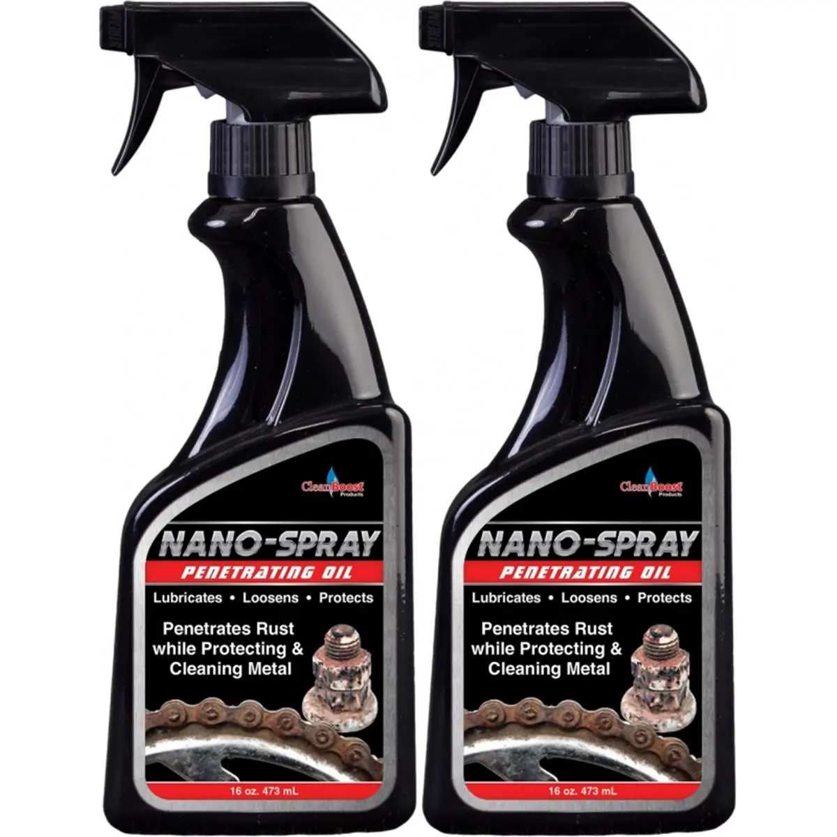 212 MAIN 16oz Nano-Spray (Pack of 2) - Rust Remover, Rust Inhibitor, Automotive Additive, Penetrating Oil, Performance-Boosting Accessory That Can Protect, Loosen Steam Iron Ironing Accessories
